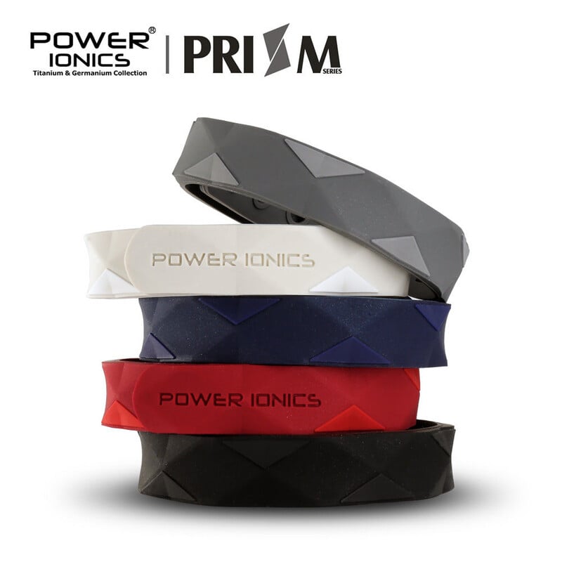 Power Ionics Prism 2000 aniónov titánu a germánia pánskeho a dámskeho športového vodotesného náramku