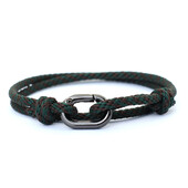 Etnikai csúszó állítható kötél karkötő férfiaknak kétrétegű szövet tengeri melltartó tengerész ajándék Beach Vibe karkötő Pulseria