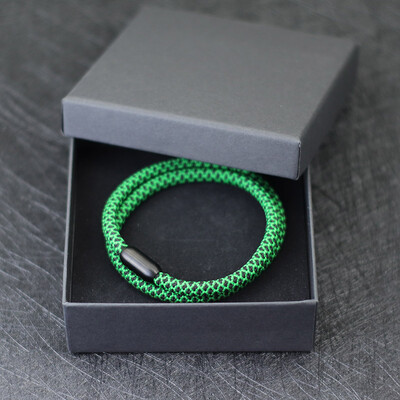 Egyszerű stílusú férfi karkötő kötél elhalványuló férfi rozsdamentes acél karkötő vonzza mágneses melltartó Bohemia szövet Brazalete Pulseria