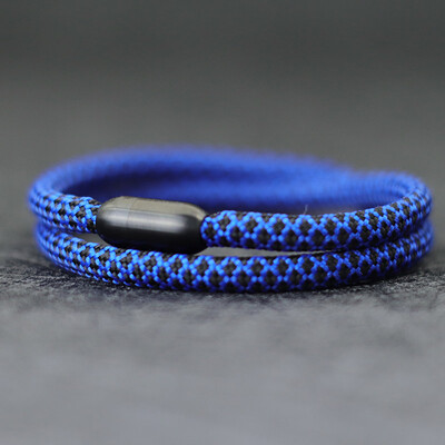 Brățară pentru bărbați în stil simplu, frânghie, brățară din oțel inoxidabil pentru bărbați, care atrage magnetice, țesătură Boemia, Brazalete Pulseria