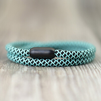 Brățară pentru bărbați în stil simplu, frânghie, brățară din oțel inoxidabil pentru bărbați, care atrage magnetice, țesătură Boemia, Brazalete Pulseria