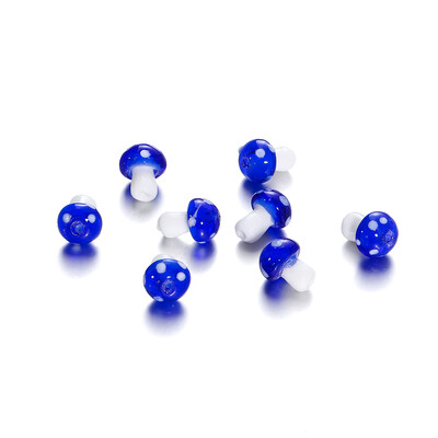 10/20 gab. Krāsainas sēnes formas lampas stikla krelles, brīvas starplikas rotaslietu izgatavošanai, DIY kaklarotas auskari aksesuāri