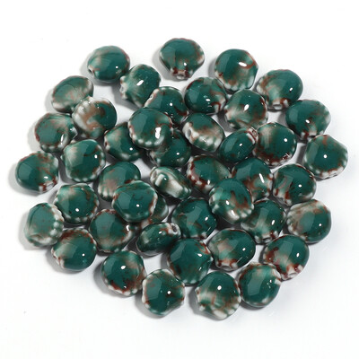 5vnt./stal. Spalvingi apvalkalai keraminiai karoliukai palaidi karoliukai Spalvoti karoliukai rankų darbo papuošalams gaminti Auskarų žiedai Dovanos Priedai