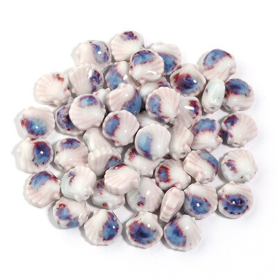 5vnt./stal. Spalvingi apvalkalai keraminiai karoliukai palaidi karoliukai Spalvoti karoliukai rankų darbo papuošalams gaminti Auskarų žiedai Dovanos Priedai