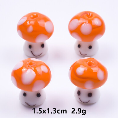 2 buc. margele de sticla animale pisica/câine/fluture/libelula/broasca/rață/ciuperci margele pentru bijuterii pentru realizarea de bijuterii piercing șir de margele