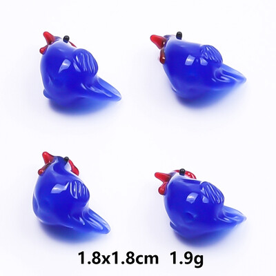 2 buc. margele de sticla animale pisica/câine/fluture/libelula/broasca/rață/ciuperci margele pentru bijuterii pentru realizarea de bijuterii piercing șir de margele