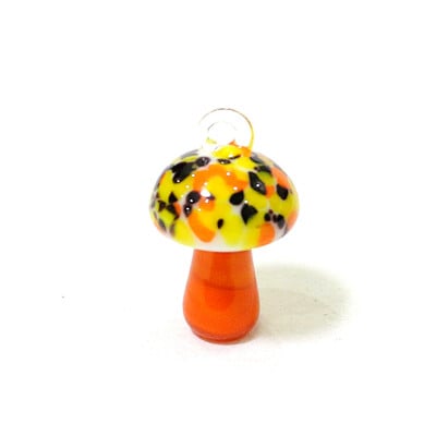 2 ks mini roztomilý prívesok s hubami, ručne vyrobený sklenený prívesok, DIY módny náhrdelník pre ženy a dievčatá, kreatívny dizajn, dámske šperky, párty