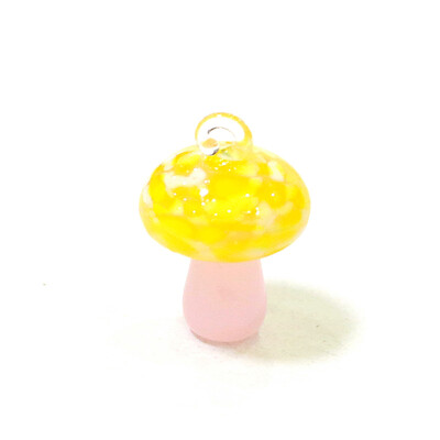 2 ks mini roztomilý prívesok s hubami, ručne vyrobený sklenený prívesok, DIY módny náhrdelník pre ženy a dievčatá, kreatívny dizajn, dámske šperky, párty