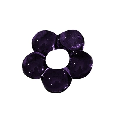 Vitrāžas piekariņi dobi piecu ziedu pērlīšu šarmu ornaments DIY atslēgu piekariņi Auskari rotaslietas aksesuāri Viegli lietojami