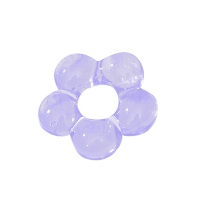 Vitrāžas piekariņi dobi piecu ziedu pērlīšu šarmu ornaments DIY atslēgu piekariņi Auskari rotaslietas aksesuāri Viegli lietojami