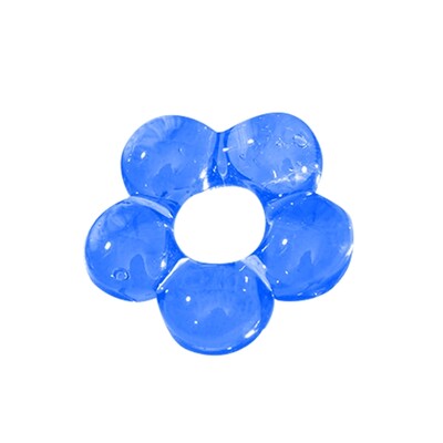 Vitrāžas piekariņi dobi piecu ziedu pērlīšu šarmu ornaments DIY atslēgu piekariņi Auskari rotaslietas aksesuāri Viegli lietojami