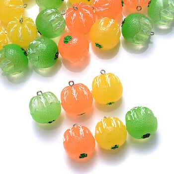 iYOE Mix Resin Animal Fruit Charms Λεμόνι Μπανάνα Ντομάτα Χήνα Χελώνα Κρεμαστό Γούρια Χάντρες για Κατασκευή Κολιέ Μπρελόκ DIY Craft