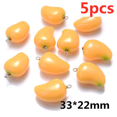 Breloc iYOE din rășină, fructe de animale, lămâie, banane, roșii, gâscă, broasca țestoasă, brelocuri, mărgele pentru realizarea de colier, bricolaj, breloc