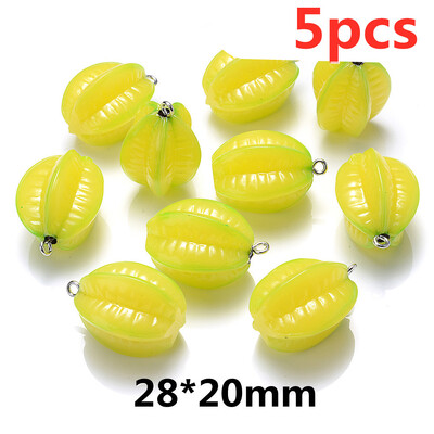 Breloc iYOE din rășină, fructe de animale, lămâie, banane, roșii, gâscă, broasca țestoasă, brelocuri, mărgele pentru realizarea de colier, bricolaj, breloc