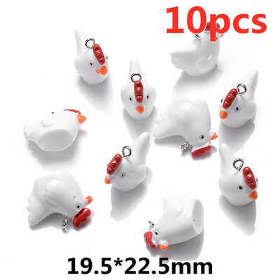 Breloc iYOE din rășină, fructe de animale, lămâie, banane, roșii, gâscă, broasca țestoasă, brelocuri, mărgele pentru realizarea de colier, bricolaj, breloc