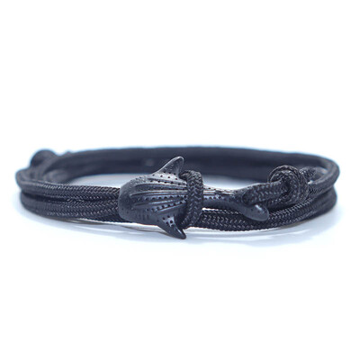 Personalizovaný náramok s motívom žraloka veľrybieho, unisex, nastaviteľný macram, náramok na ruku, doplnky na priateľstvo, kempingové šperky