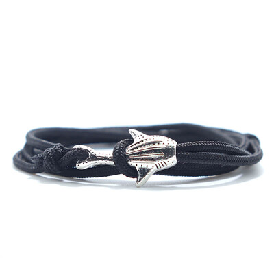 Personalizovaný náramok s motívom žraloka veľrybieho, unisex, nastaviteľný macram, náramok na ruku, doplnky na priateľstvo, kempingové šperky