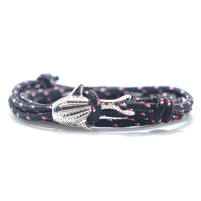 Personalizovaný náramok s motívom žraloka veľrybieho, unisex, nastaviteľný macram, náramok na ruku, doplnky na priateľstvo, kempingové šperky