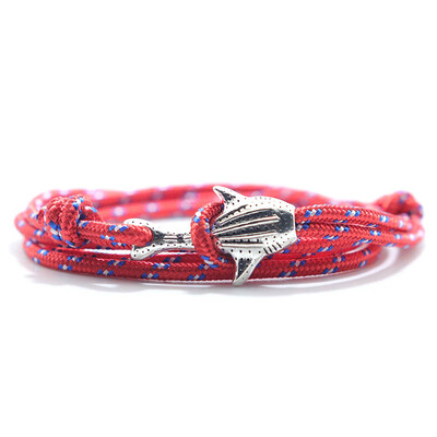 Personalizovaný náramok s motívom žraloka veľrybieho, unisex, nastaviteľný macram, náramok na ruku, doplnky na priateľstvo, kempingové šperky