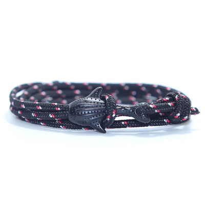 Personalizovaný náramok s motívom žraloka veľrybieho, unisex, nastaviteľný macram, náramok na ruku, doplnky na priateľstvo, kempingové šperky