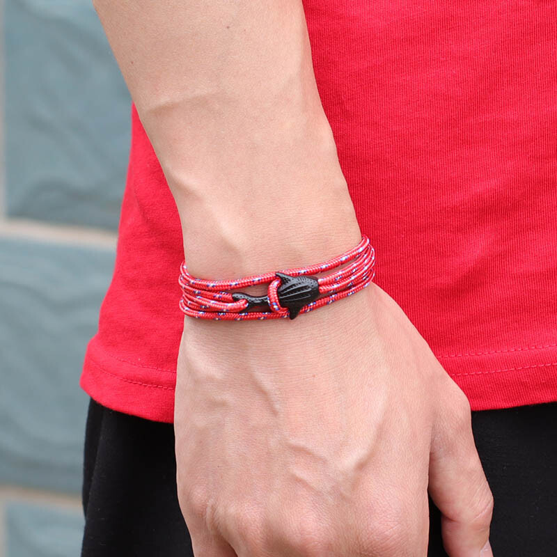 Personalizovaný náramok s motívom žraloka veľrybieho, unisex, nastaviteľný macram, náramok na ruku, doplnky na priateľstvo, kempingové šperky