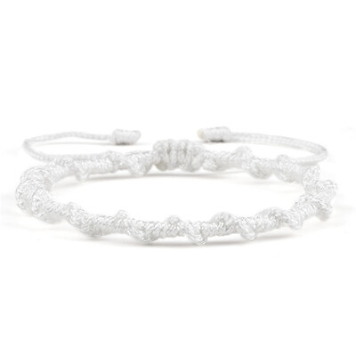 Etnikai tibeti buddha szőtt amulett többszínű karkötők és karkötők nőknek, férfiaknak kézzel készített kötél Buddha varázskarkötő barát ajándék