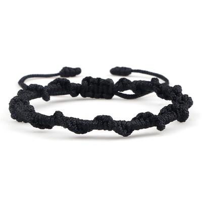 Etnikai tibeti buddha szőtt amulett többszínű karkötők és karkötők nőknek, férfiaknak kézzel készített kötél Buddha varázskarkötő barát ajándék