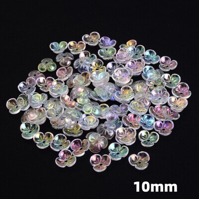 50db virág távtartó gyöngyök toll levél akril gyöngyök ékszerkészítéshez karkötő nyaklánc fülbevaló barkács kézműves kézzel készített kiegészítők