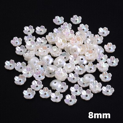 50db virág távtartó gyöngyök toll levél akril gyöngyök ékszerkészítéshez karkötő nyaklánc fülbevaló barkács kézműves kézzel készített kiegészítők