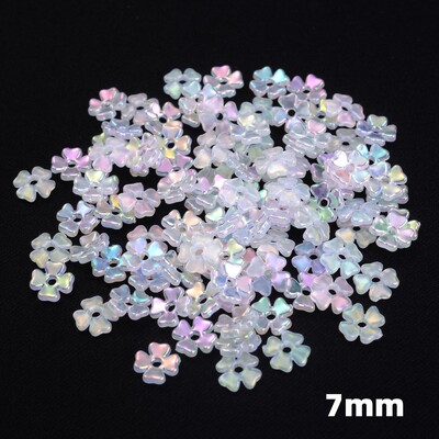 50db virág távtartó gyöngyök toll levél akril gyöngyök ékszerkészítéshez karkötő nyaklánc fülbevaló barkács kézműves kézzel készített kiegészítők