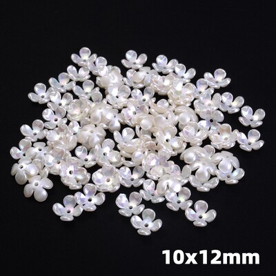 50db virág távtartó gyöngyök toll levél akril gyöngyök ékszerkészítéshez karkötő nyaklánc fülbevaló barkács kézműves kézzel készített kiegészítők