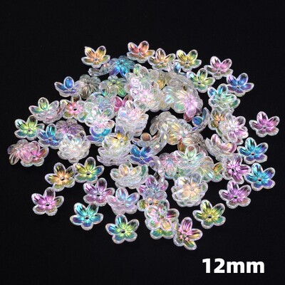 50db virág távtartó gyöngyök toll levél akril gyöngyök ékszerkészítéshez karkötő nyaklánc fülbevaló barkács kézműves kézzel készített kiegészítők