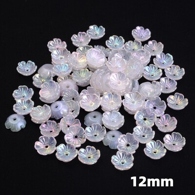 50db virág távtartó gyöngyök toll levél akril gyöngyök ékszerkészítéshez karkötő nyaklánc fülbevaló barkács kézműves kézzel készített kiegészítők