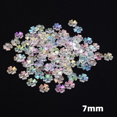 50db virág távtartó gyöngyök toll levél akril gyöngyök ékszerkészítéshez karkötő nyaklánc fülbevaló barkács kézműves kézzel készített kiegészítők