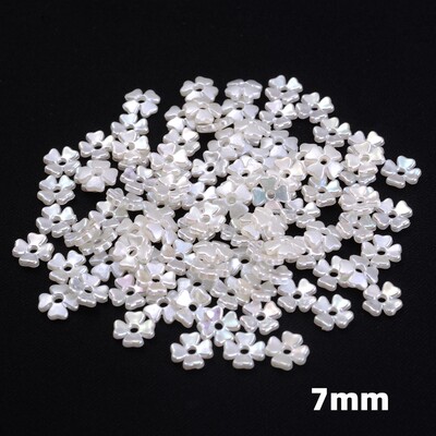 50db virág távtartó gyöngyök toll levél akril gyöngyök ékszerkészítéshez karkötő nyaklánc fülbevaló barkács kézműves kézzel készített kiegészítők