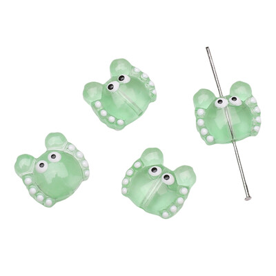 1db 13,5x12,5 mm-es divatos üveglámpa gyöngyök Szép kis rákgyöngyök barkácsoláshoz, női ékszerkészítési kiegészítőkhöz