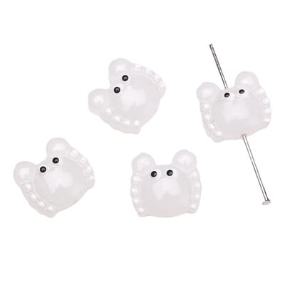 1db 13,5x12,5 mm-es divatos üveglámpa gyöngyök Szép kis rákgyöngyök barkácsoláshoz, női ékszerkészítési kiegészítőkhöz