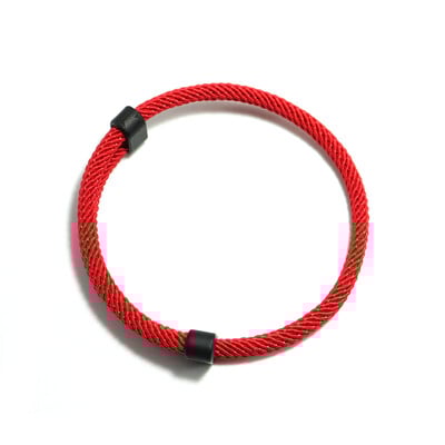 Trendovska narukvica od konca, muška, ženska, podesiva crvena narukvica za ljubavne parove, minimalistička narukvica za jogu, meditaciju