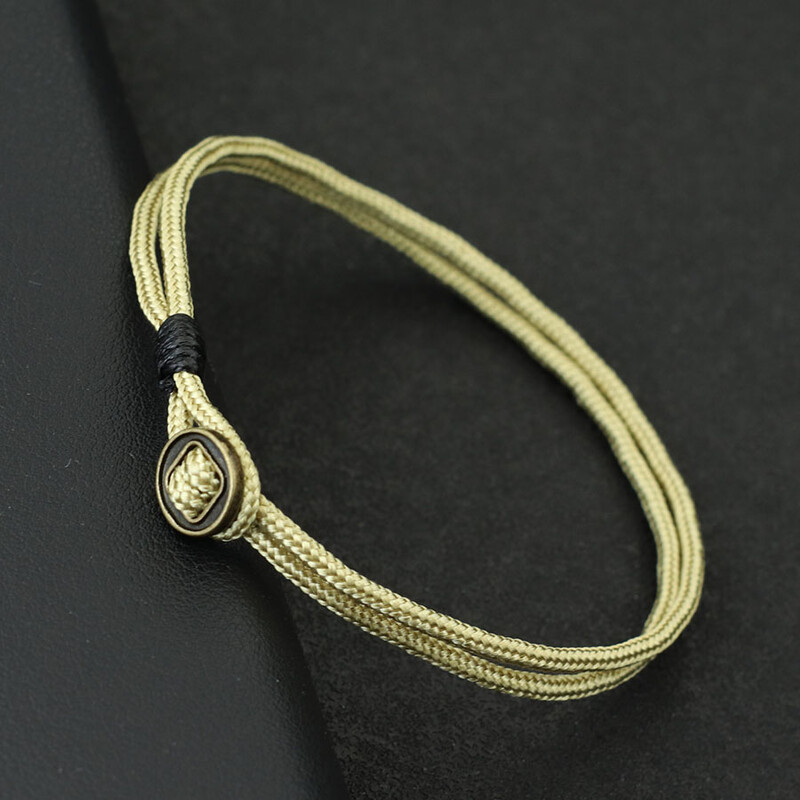 Minimalistický pánsky náramok s dvojitou vrstvou, jednoduchý háčik, vikingský náramok s 2 mm paracordovým náramkom, voľnočasový náramok, námornícky náramok, Joias