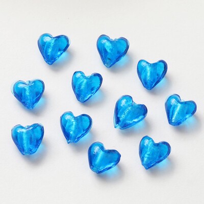 10PCS Staklena ogrlica u obliku srca Privjesak DIY pribor za izradu naušnica Nalazi za nakit Komponente Materijal Dodaci