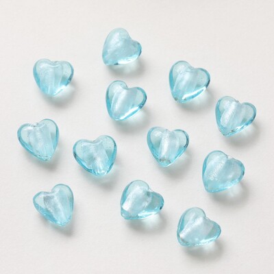 10PCS Staklena ogrlica u obliku srca Privjesak DIY pribor za izradu naušnica Nalazi za nakit Komponente Materijal Dodaci