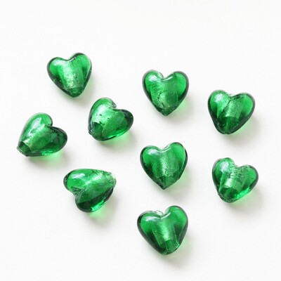 10PCS Staklena ogrlica u obliku srca Privjesak DIY pribor za izradu naušnica Nalazi za nakit Komponente Materijal Dodaci