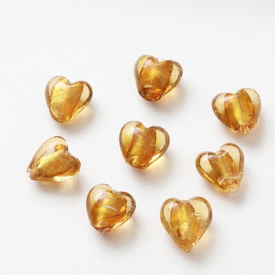 10PCS Staklena ogrlica u obliku srca Privjesak DIY pribor za izradu naušnica Nalazi za nakit Komponente Materijal Dodaci