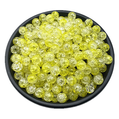 50db 8 mm-es dupla színű repedt gyöngyök távtartó ékszerkészítéshez, kézzel készített barkácsolás