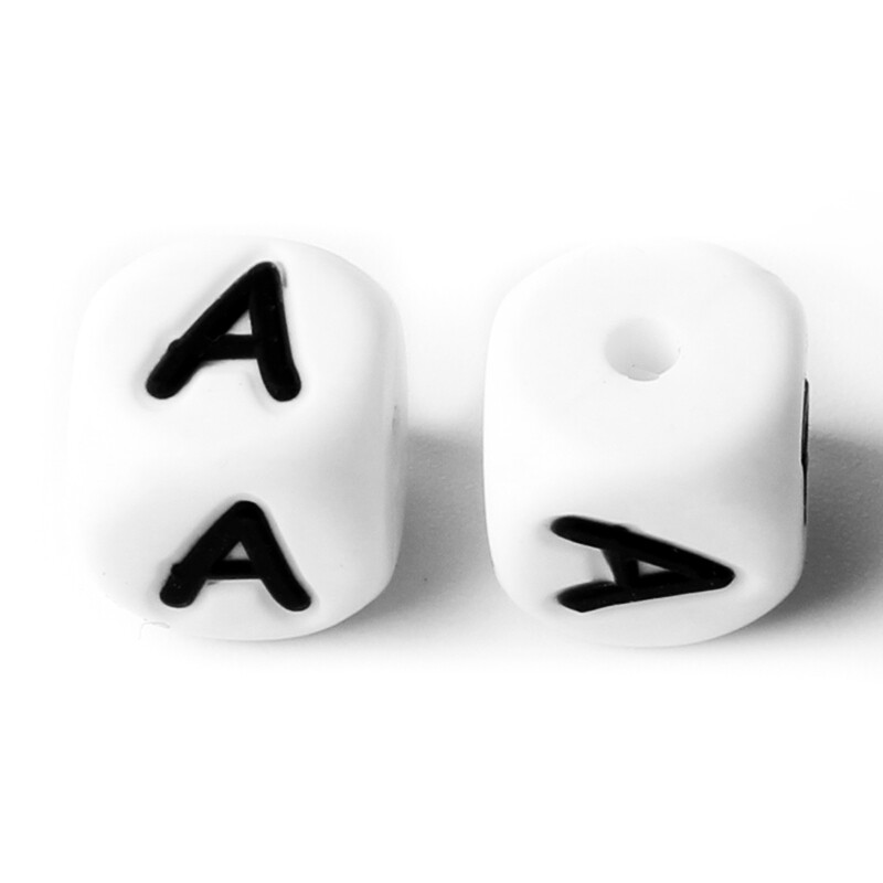 26/50/100 vnt. Silikoniniai raidžių karoliukai 12mm angliškos abėcėlės karoliukai Focal palaidi karoliukai papuošalams gaminti „pasidaryk pats“ raktų pakabukų priedai