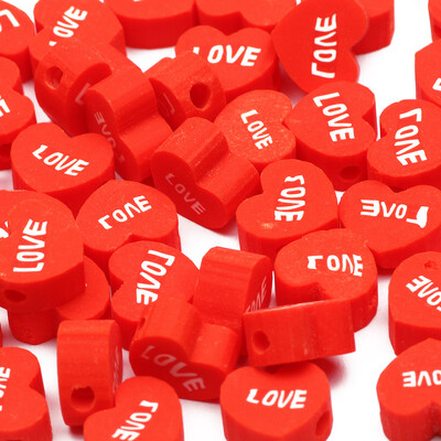 20/50db Aranyos virágos polimer szívgyöngyök polimer agyaggyöngyök távtartó gyöngyök ékszerkészítéshez barkácsolás karkötő nyaklánc kiegészítők