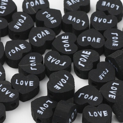 20/50db Aranyos virágos polimer szívgyöngyök polimer agyaggyöngyök távtartó gyöngyök ékszerkészítéshez barkácsolás karkötő nyaklánc kiegészítők