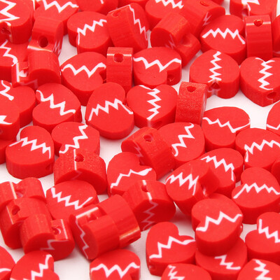 20/50db Aranyos virágos polimer szívgyöngyök polimer agyaggyöngyök távtartó gyöngyök ékszerkészítéshez barkácsolás karkötő nyaklánc kiegészítők