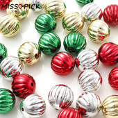 ​10 db 16 mm-es sütőtök alakú akril gyöngyök karácsonyi dekorációhoz, kézzel készített barkács karkötő nyaklánc kiegészítők