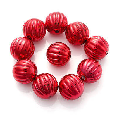 ​10 db 16 mm-es sütőtök alakú akril gyöngyök karácsonyi dekorációhoz, kézzel készített barkács karkötő nyaklánc kiegészítők